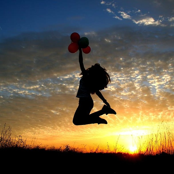 The healthiest response to life is joy
